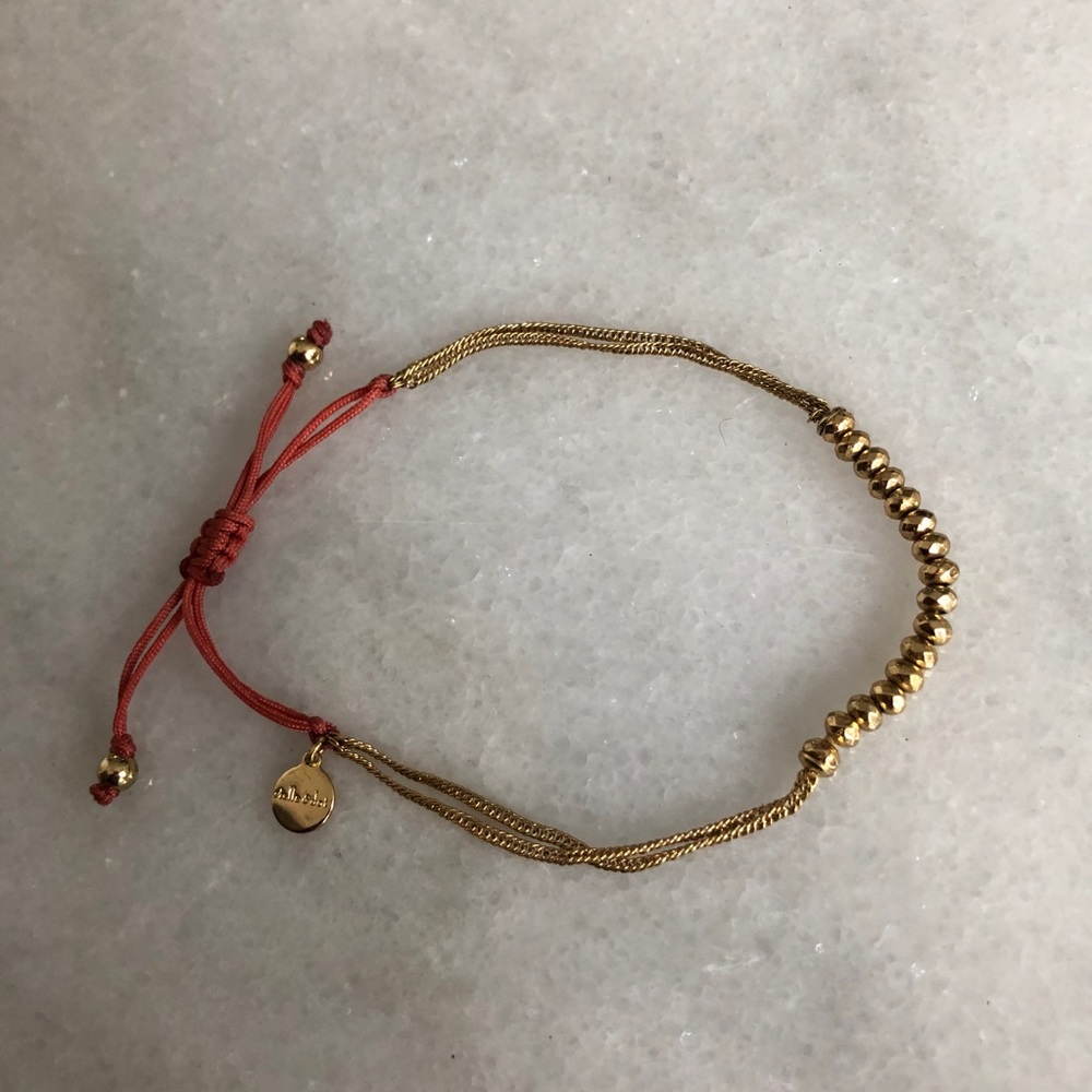Stella & Dot beaded tie bracelet